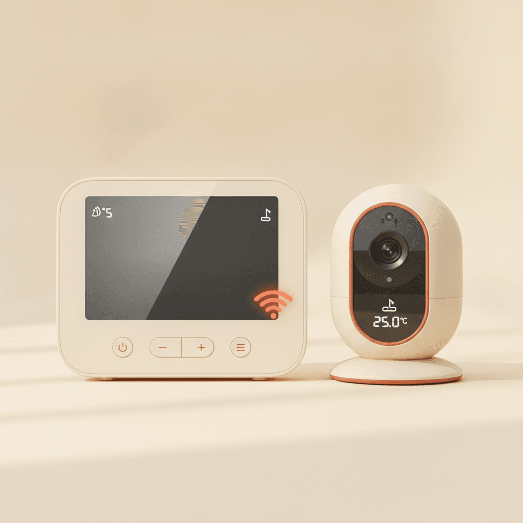 Babyphone Vidéo 5" — Caméra Orientable + App - Image 1