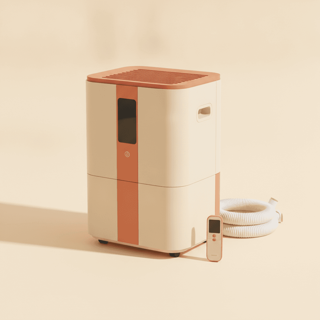 Climatiseur Mobile 9000 BTU — 3-en-1 Télécommande - Image 1