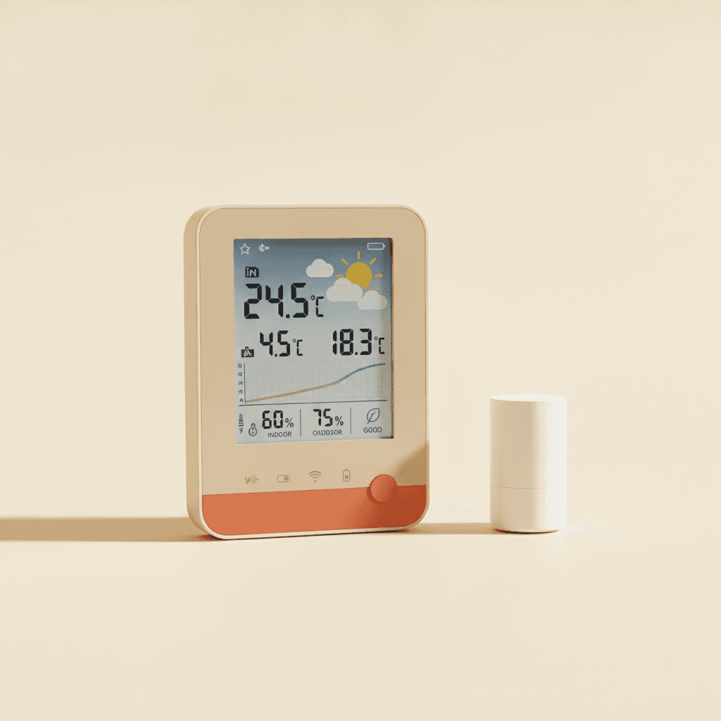 Station Météo Connectée — Intérieur / Extérieur WiFi