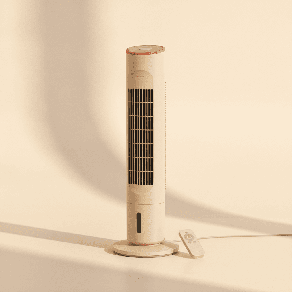 Ventilateur Colonne Silencieux — Oscillant Télécommande