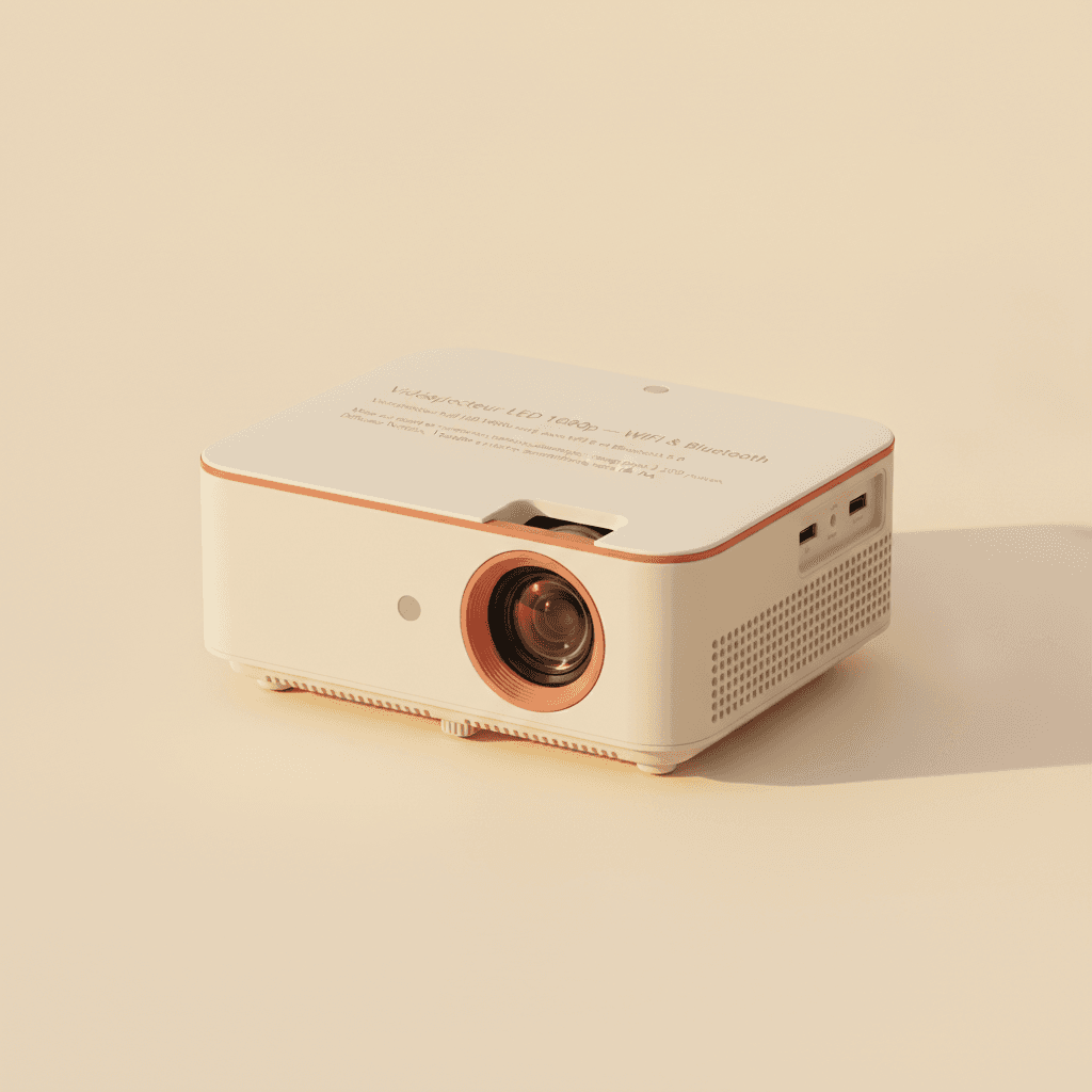 Vidéoprojecteur LED 1080p — WiFi & Bluetooth - Image 1